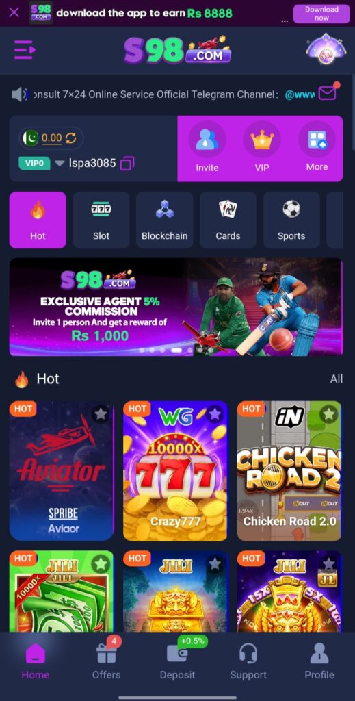 S98 game